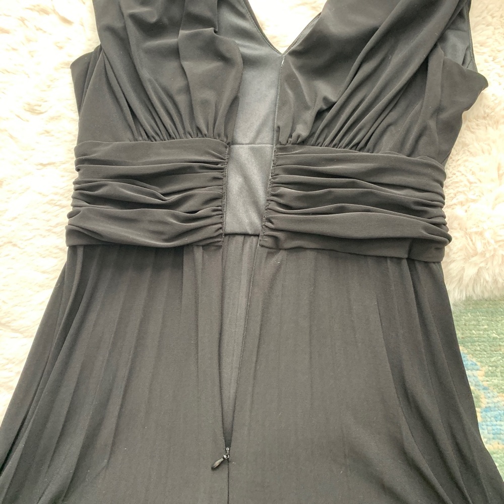 Jessica Howard Evening Black Sleeveless Dress- Size 6 - Picture 12 of 14